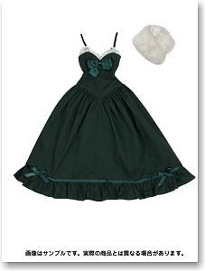 50cm Cocktail Dress (Green) (Fashion Doll)