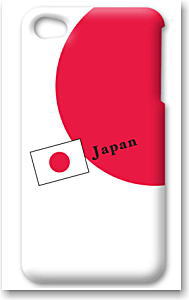 世界の国旗 モバイルフォンケース(4対応)A (日本) (キャラクターグッズ)