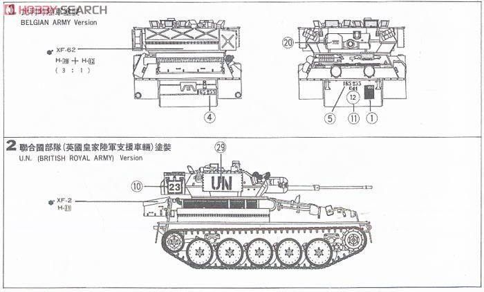 FV107 シミター装甲偵察車 (プラモデル) 塗装2