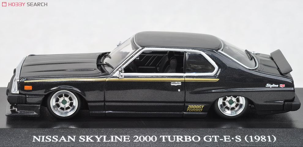 スカイラインHT 2000 TURBO GT-E・S 後期型 カスタムスタイル (ブラック) (ミニカー) 商品画像3