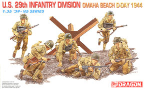 U.S. 29th Infantry Division (Omaha Beach, D-Day 1944) (Plastic model)