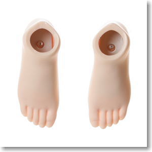 New model (Soft vinyl) 50cm Foot Parts 501 (1 pair) (Whity) (Fashion Doll)