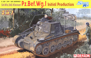 Sd.Kfz. 265 1st Small Tank Commander Very Early-Type 2 in 1 (Plastic model)