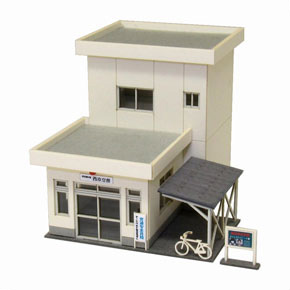 [Miniatuart] Good Old Diorama Series : Police Station (Unassembled Kit) (Model Train)