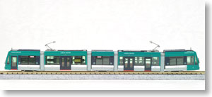 広島電鉄 5000形 `グリーンムーバー` (鉄道模型)