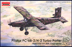 スイス・ピラタス PC6B2/H2 ターボポーター地上支援機・豪軍仕様 (プラモデル)