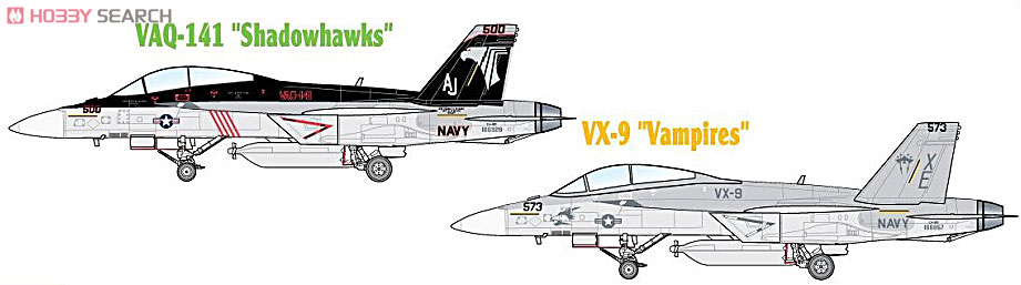 EA-18G グラウラー VQA-141 「シャドウホークス」 & VX-9 「バンパイアーズ」 (プラモデル) 商品画像3