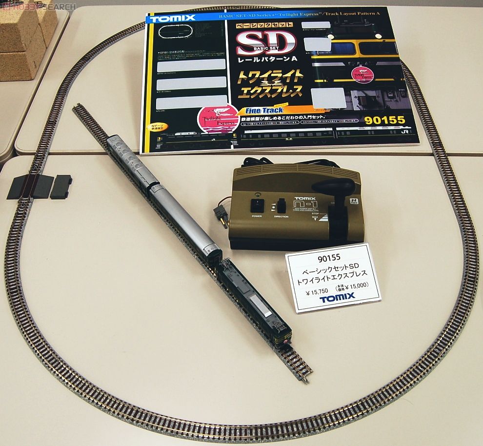 ベーシックセット SD “トワイライトエクスプレス” (Fine Track レールパターンA) (鉄道模型) その他の画像1