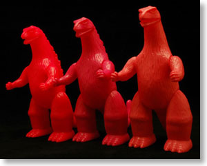 Pink Color Trio Godzilla (Completed)