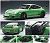 Porsche 911 (997) GT3 RS (green / black stripe) (Diecast Car) Item picture1