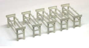 Double Track Viaduct Bridge Pier for B-Train Shorty (Unassembled Kit) (Model Train)