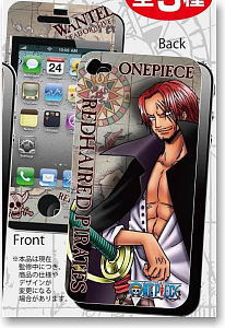 One Piece Screen Protector for iPhone4 ON-31C Red Hair Type (Anime Toy)