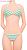 Swim wear / Border Bikini (Mint Green) (Fashion Doll) Item picture1
