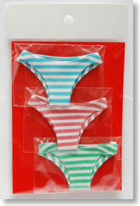 Stripe Panty 3 Colors Set (Fashion Doll)