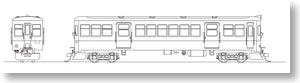 Echigo Kotsu Tochio Line Electric Car Type Kuha102/103 (Control Car) (Unassembled Kit) (Model Train)