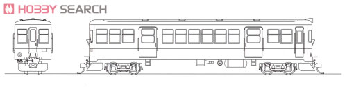Echigo Kotsu Tochio Line Electric Car Type Kuha102/103 (Control Car) (Unassembled Kit) (Model Train) Item picture1