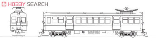 越後交通栃尾線 モハ212 電車 (雨どい付) (組み立てキット) (鉄道模型) 商品画像1