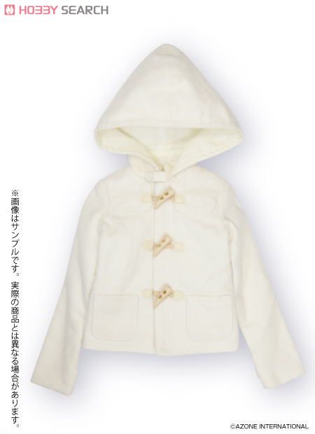 50cm Short Duffel Coat (Off White) (Fashion Doll) Item picture1