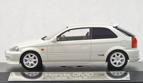HONDA CIVIC (1999) TypeR (チャンピオンシップホワイト) (ミニカー)