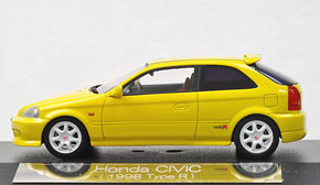 HONDA CIVIC (1999) TypeR (サンライトイエロー) (ミニカー)