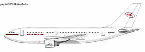 A310-3074 エアバス `インターフルーク` (完成品飛行機)