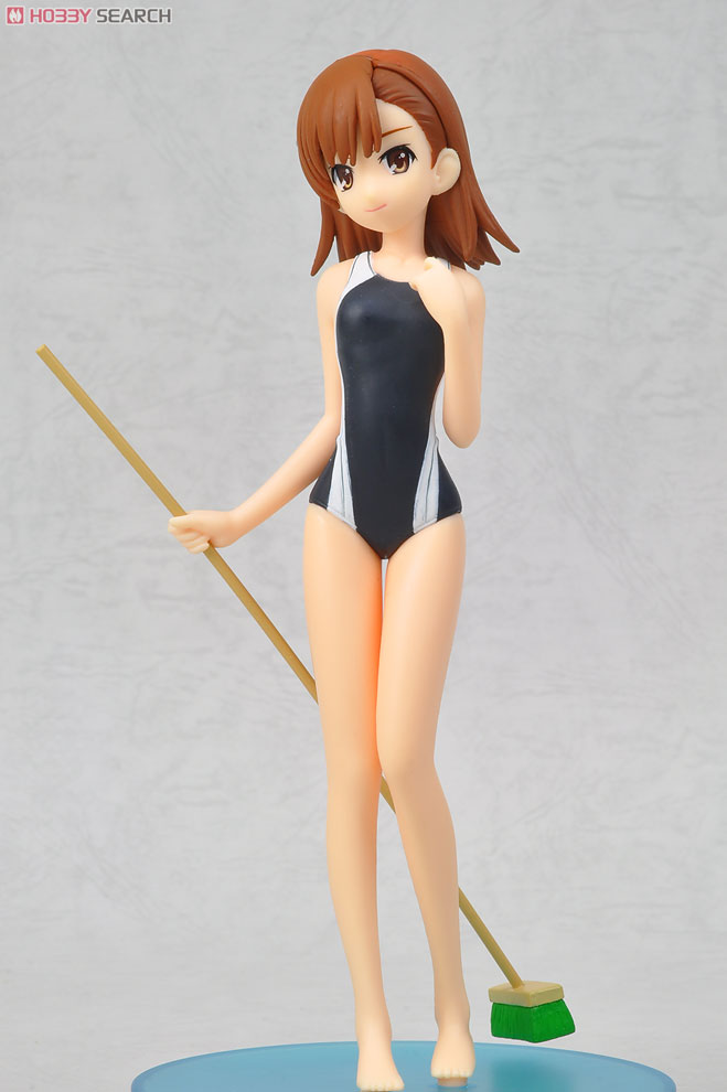 To Aru Kagaku no Railgun EX School Swimsuit Figure  Misaka Mikoto & Shirai Kuroko 2pieces (Arcade Prize) Item picture1