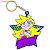 Panty & Stocking with Garterbelt Panty Rubber Key Ring (Anime Toy) Item picture1