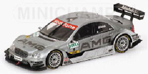 サーキットタイプジオラマキット + メルセデス Cクラス AMG (No.4/DTM2005)アレジ (ミニカー)