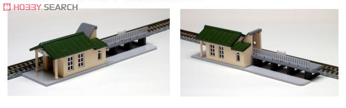Bトレ対応 ショーティーホーム端駅舎 (組み立てキット) (鉄道模型) その他の画像1