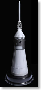 NASA アポロ9号 CSM(司令船/機械船) w/打ち上げ脱出システム&月着陸船アダプタ (完成品宇宙関連)