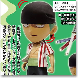 Bobbing Head [One Piece] Roronoa Zoro Bandana Ver. (PVC Figure)
