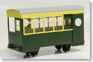 [Limited Edition] Ashio Copper Mine Horse Railway No.24 Passenger Car 9mm Ver. (Pre-colored Completed Model) (Model Train)