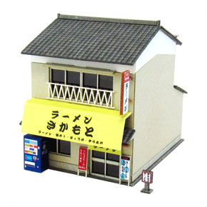 [Miniatuart] Good Old Diorama Series : Ramen shop (Unassembled Kit) (Model Train)