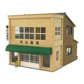 [Miniatuart] Visual Scene Series : Street Shop - 8 (Unassembled Kit) (Model Train)