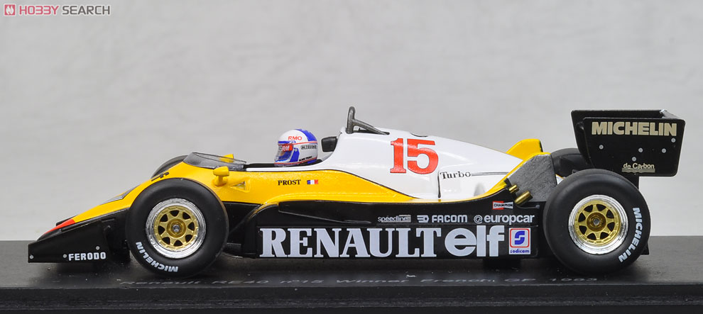 ルノー RE40 1983年 フレンチGP 優勝 #15 (ミニカー) 商品画像1