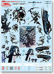 GSR Character Customize Series Decals 018: Black Rock Shooter - 1/24th Scale (Anime Toy)