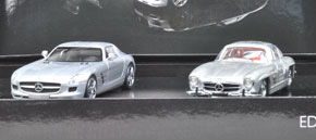 メルセデス ベンツ ガルウイング SLS AMG クーペ & 300SL (2台セット) (ミニカー)