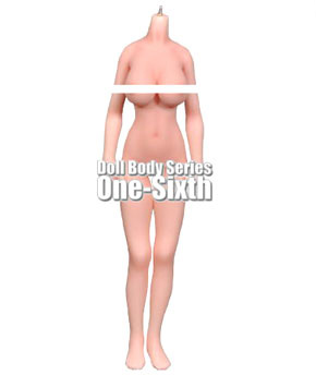 One Sixth - 25XL (BodyColor / Skin White) [Body Make Up & Partition Line Cut Model] (Fashion Doll)