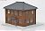 DioTown Freight Forwarding Office, Brown (Model Train) Item picture2