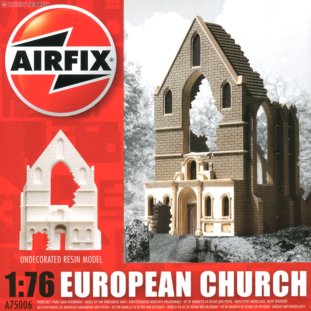 ヨーロッパ戦線 廃墟の教会 (プラモデル) 商品画像1