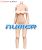 NUMER - XL (BodyColor / Numer Flesh) [Body Make Up & Partition Line Cut Model] (Fashion Doll) Item picture1