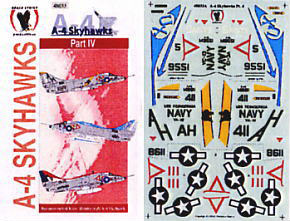 A-4C/L スカイホーク アメリカ海軍 攻撃機 デカール (プラモデル)