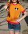 涼宮ハルヒの憂鬱 ハルヒパンダTシャツ ORANGE Girls S (キャラクターグッズ) 商品画像4