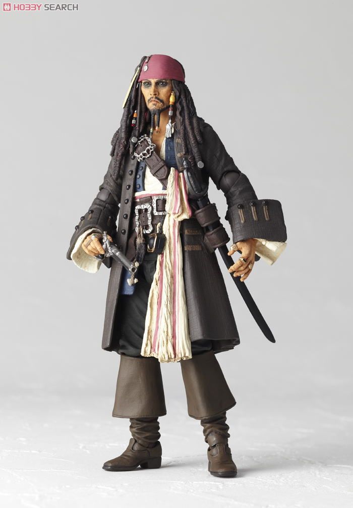 SCI-FI Revoltech Series No.025 Jack Sparrow (Completed) Item picture1