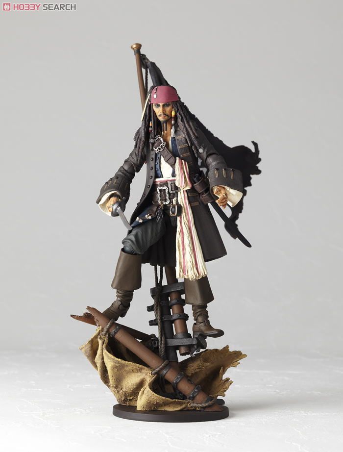 SCI-FI Revoltech Series No.025 Jack Sparrow (Completed) Item picture4