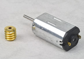 ワールド工芸 汎用モーター #1220S (MO.4x6K、片軸、ウォームギヤ付) (鉄道模型)