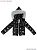Men`s 12in Down Jacket (Black Leather) (Fashion Doll) Item picture1