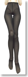 Thin Panty Hose (Black) (Fashion Doll)