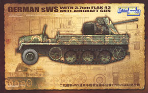 WWII 独 sWS非装甲型 Flak43 3.7cm 対空機関砲搭載型 (プラモデル)