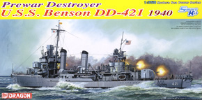 WW.II アメリカ海軍 U.S.S. ベンソン級駆逐艦 ベンソン DD-421 1940 (プラモデル)